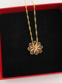 Medalha Flor em filigrana – Ouro 9k / Ouro 19k