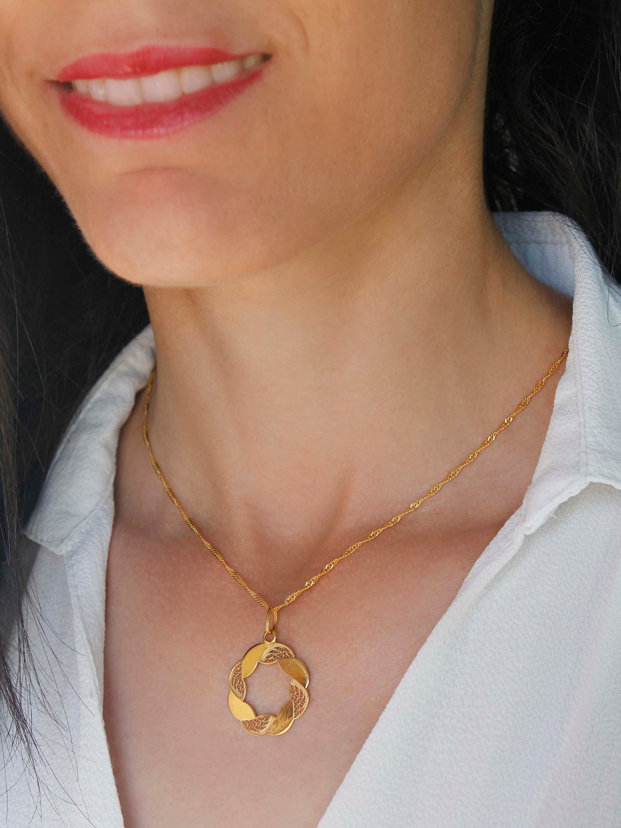 Pendente Afeto em filigrana (2205589831739)