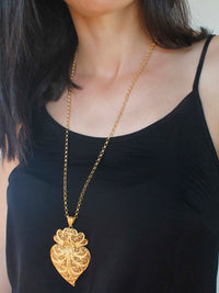 Pendente Premium Dia Da Mãe em filigrana – Ouro 9k / Ouro 19k