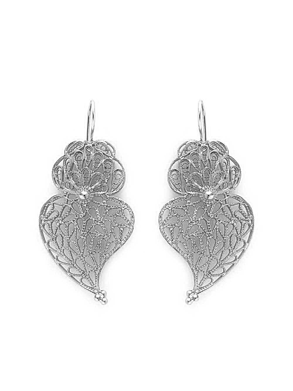 Brincos Graciosa coração de viana (9942360977)