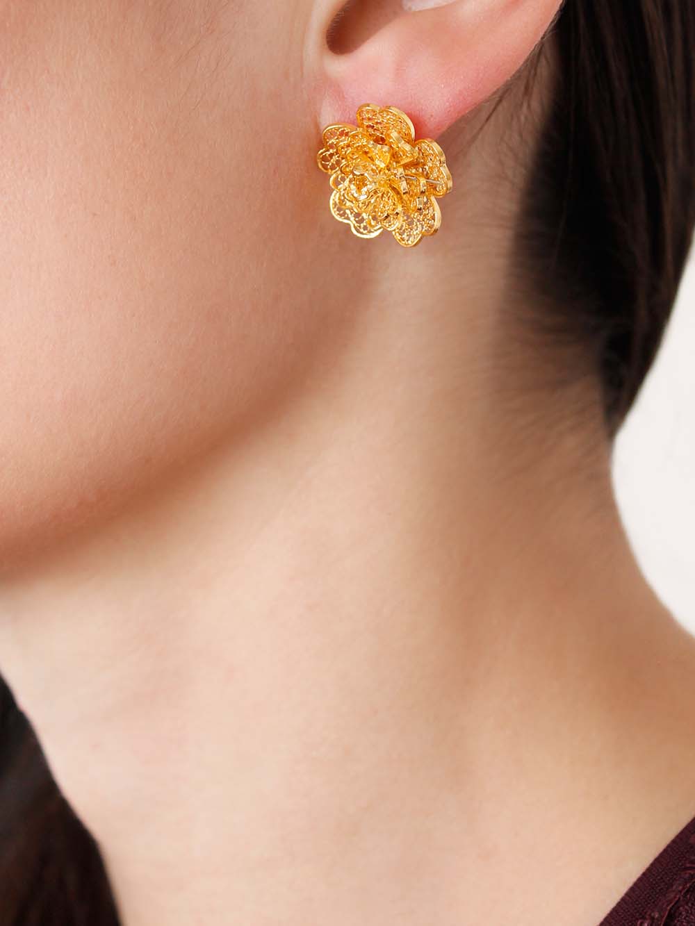 Brincos em filigrana em ouro (9942191441)