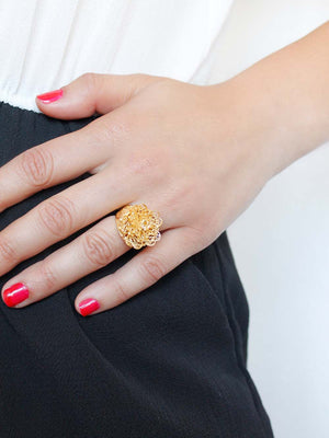 Anel em filigrana em prata ou ouro (9942251857)