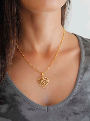 medalha fátima em filigrana manual dourada (84829470737)