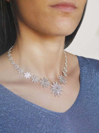 Colar Invasão Floral – Prata